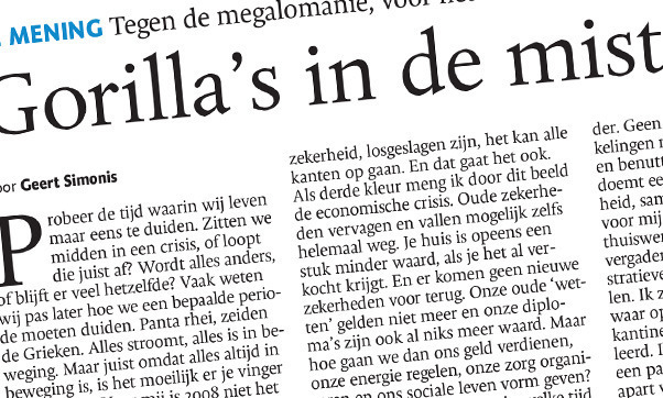 Publicatie: 'Gorilla's in de mist'